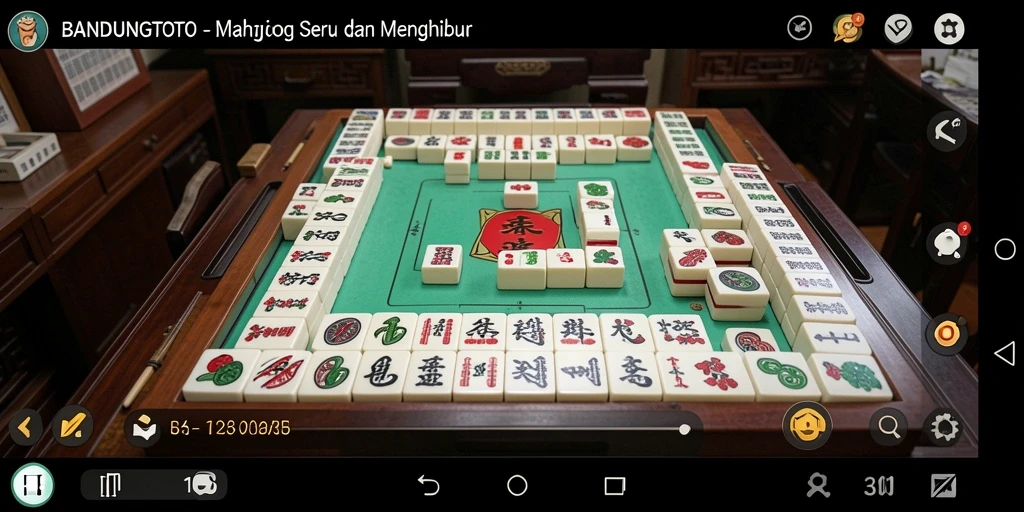 Tampilan gameplay Mahjong yang seru dan menantang di BANDUNGTOTO.