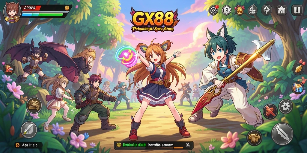 Tampilan gameplay GX88 yang mengesankan dan menarik.